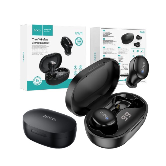 Hoco True Wireless Earbuds EW11 Melody Bluetooth V5.1 Black